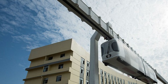 La Chine vient de tester son premier métro suspendu et il ressemble à un panda - VIDEO
