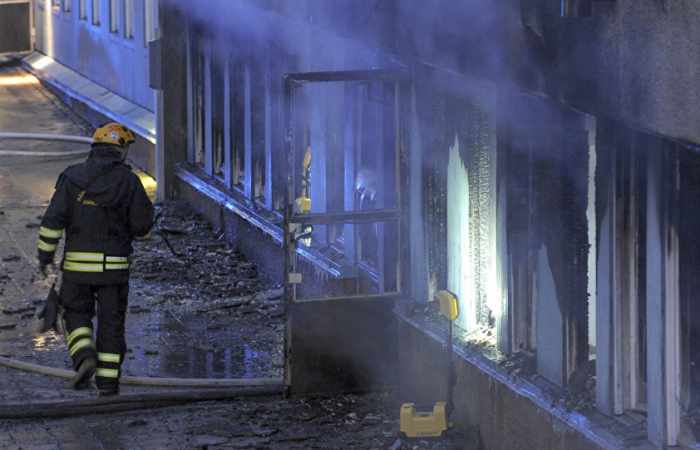 Swedish largest Shiite Mosque set on fire in Stockholm 