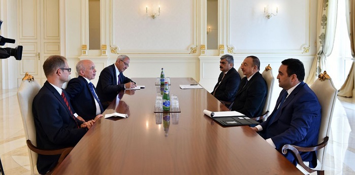 President Ilham Aliyev received delegation of Swiss Confederation