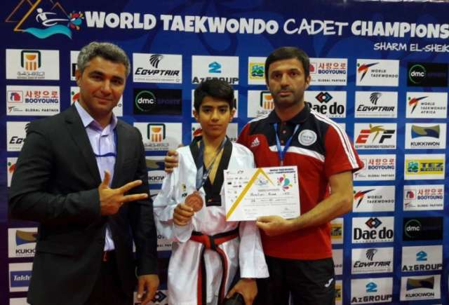 Azerbaijani taekwondo fighter wins bronze at World Cadet Championships