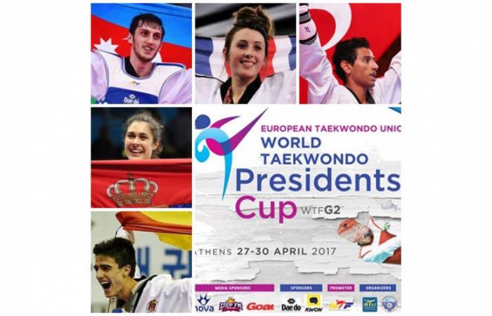 Azerbaijani taekwondo fighters bring home eight medals from President's Cup in Athens