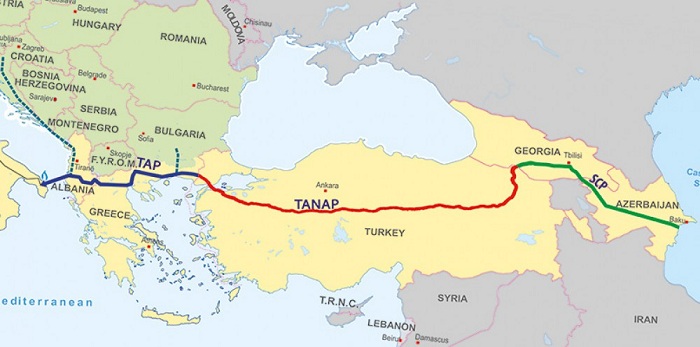El gasoducto Trans Anatolia