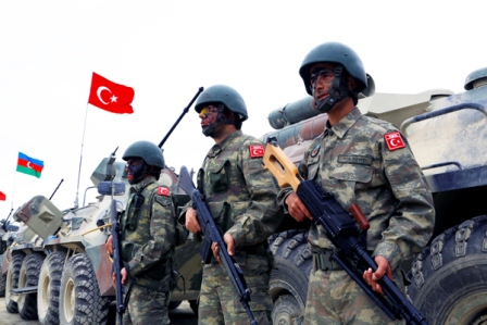 Ordumuz böyük təlimdə- FOTOLAR