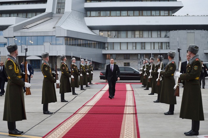 Le président azerbaïdjanais termine sa visite officielle en Biélorussie