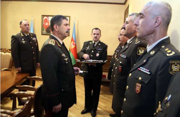 A group of officers awarded military rank of "colonel"