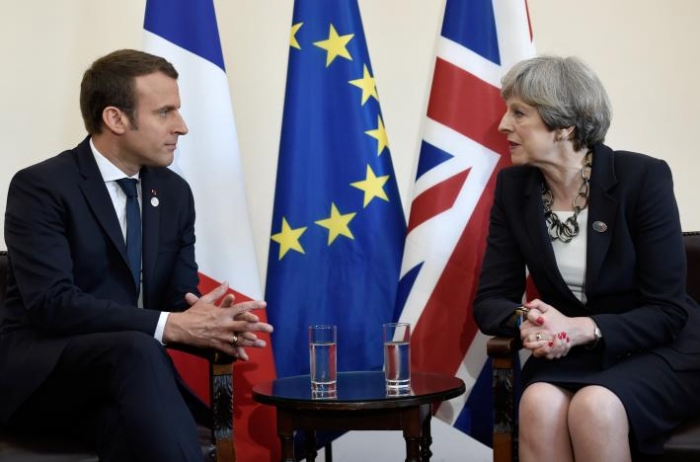 Macron offers Britain's May support in fight against terrorism