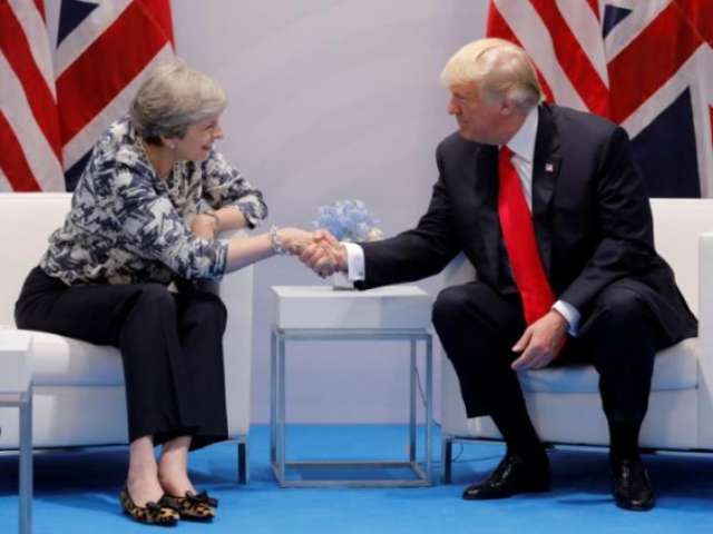 Trump says U.S. hopes for quick trade deal with UK