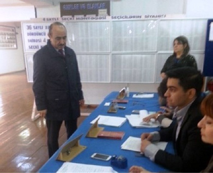 Assistant du Président et président de l’administration présidentielle d’Azerbaïdjan  a voté