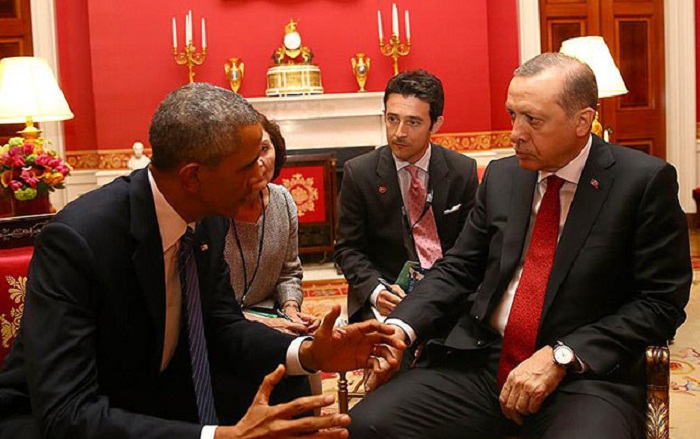 Azərbaycanlı xanım Ərdoğan-Obama görüşündə - FOTO