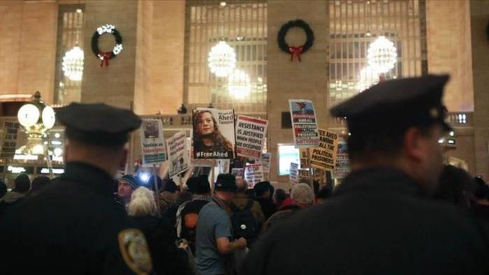 New York : Manifestation imposante pour la libération d’Ahed al-Tamimi