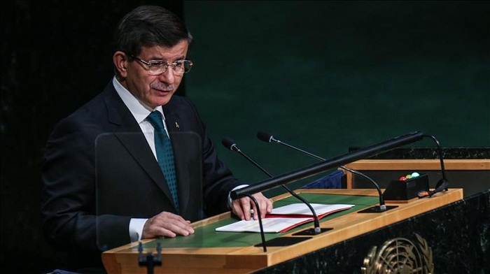 UN cannot achieve goals without peace, Davutoglu says