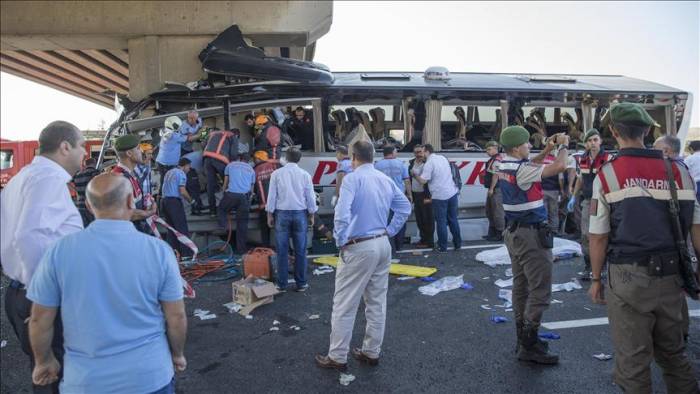 Accident de bus en Turquie: Au moins cinq morts