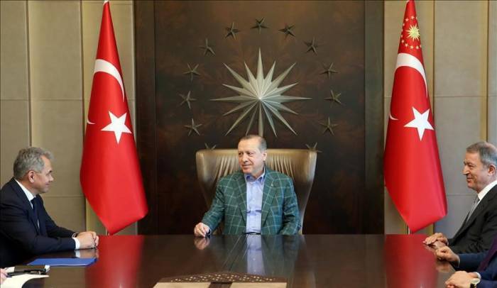 Erdogan reçoit le ministre russe de la Défense
