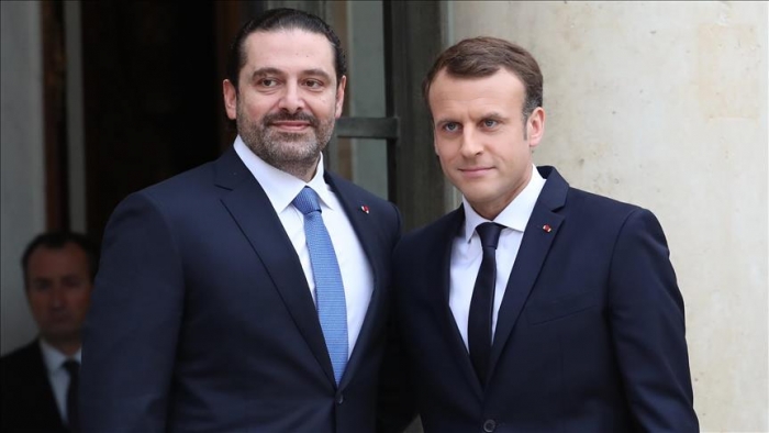 Lebanese Premier Hariri meets French president in Paris