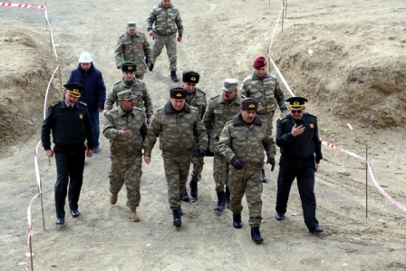 Zakir Həsənov yeni hərbi şəhərcikdə - FOTOLAR