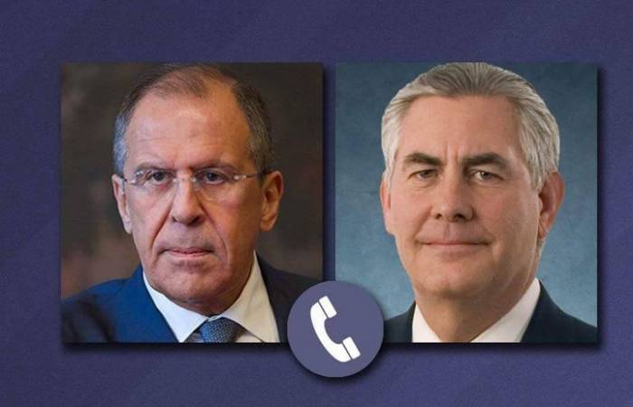 Lavrov və Tillerson telefonla danışıb