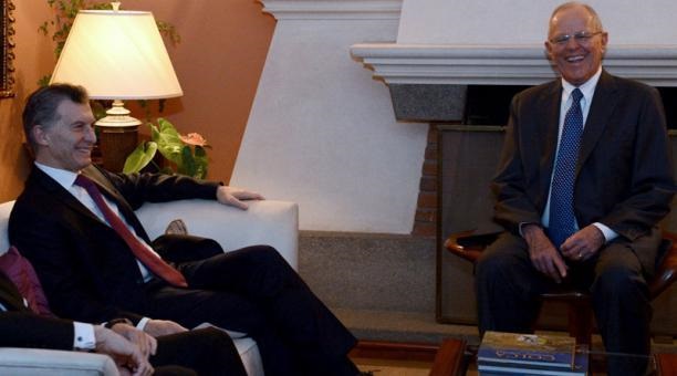Kuczynski y Macri acuerdan una reunión entre sus equipos de Gobierno