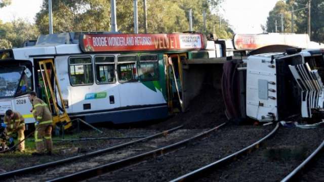 Tram-Truck collision in Southeast Australia leaves at least 29 people injured