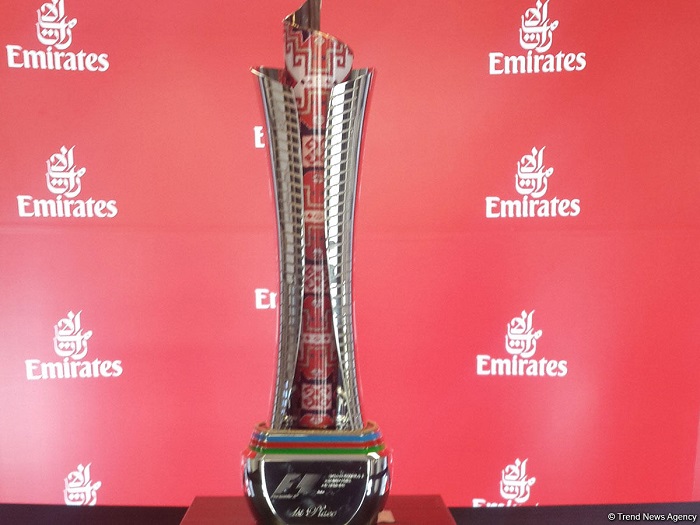 F1 Baku Grand Prix cup unveiled 