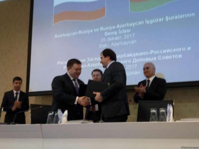 Azerbaijani, Russian companies ink MoUs