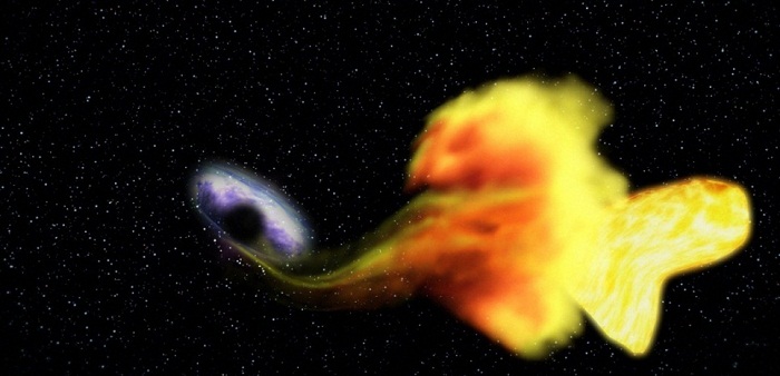Comment une étoile se fait déchiqueter par un trou noir?