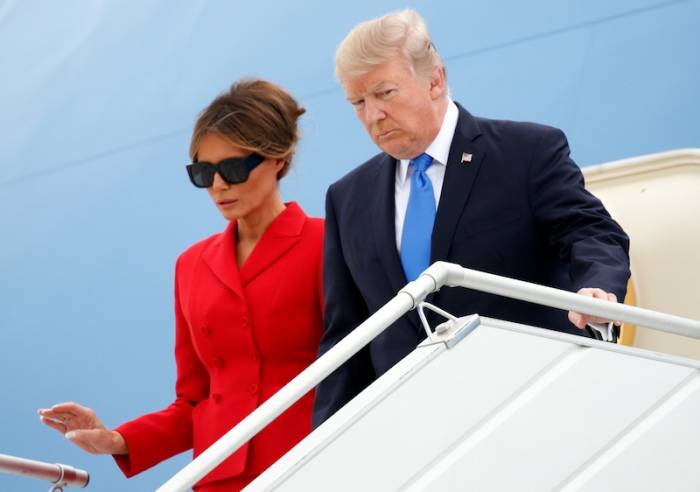 Donald Trump est arrivé à Paris