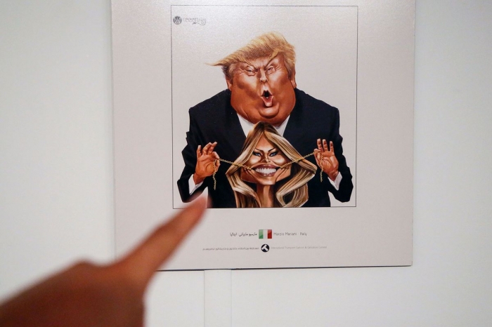 Iranians hold "Trumpism" cartoon contest to mock the U.S. leader