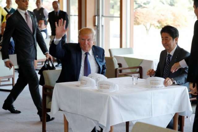 Trump lands in Japan, says U.S. and allies are prepared to defend freedom
