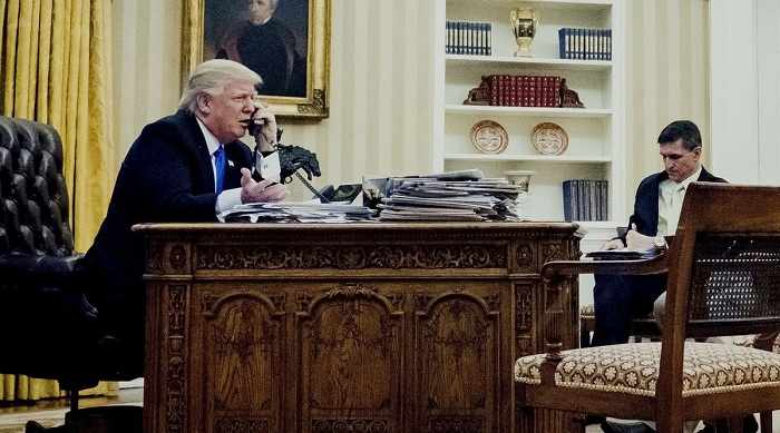 Nearing the 100-day benchmark, Trump dismisses the milestone as "not very meaningful"