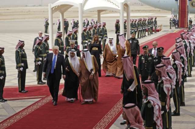 President Trump receives warm Welcome in Saudi Arabia