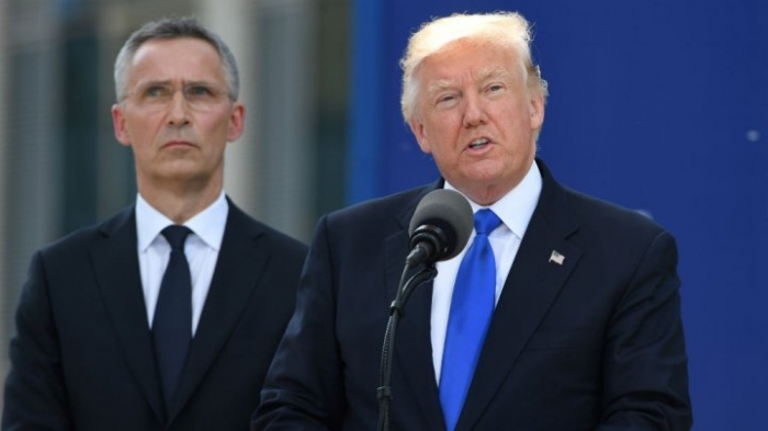 Trump calls on NATO leaders to pay their fair share