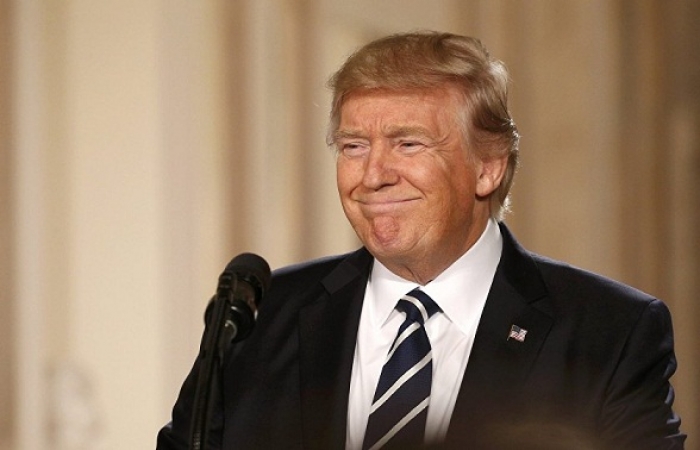 Donald Trump, en su primera comparecencia en el Congreso