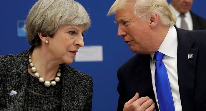Theresa May reitera a Trump el respaldo al acuerdo sobre programa nuclear de Irán