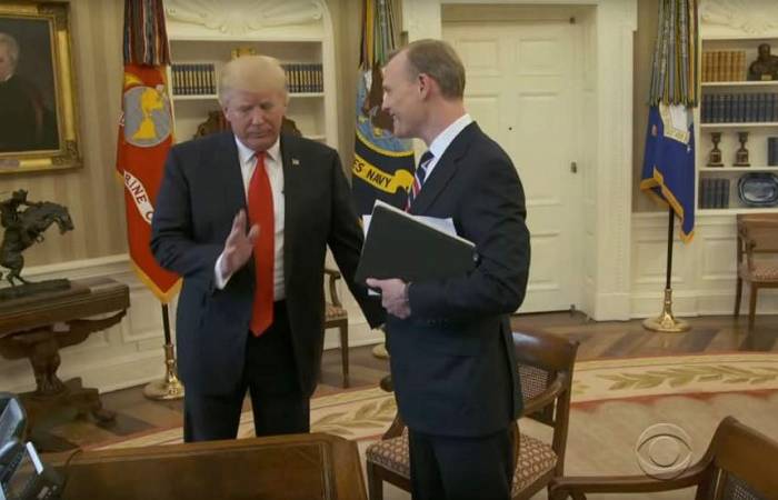 Trump a prié un journaliste de quitter son bureau à cause d'une question sur Obama