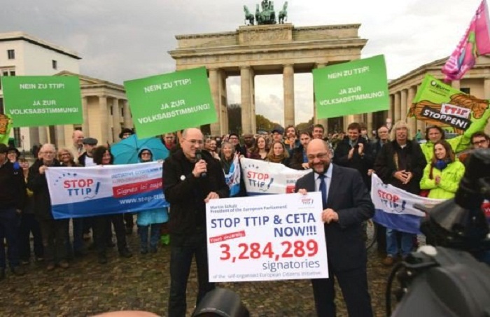 Bürgerinitiative sammelt drei Millionen Stimmen gegen TTIP