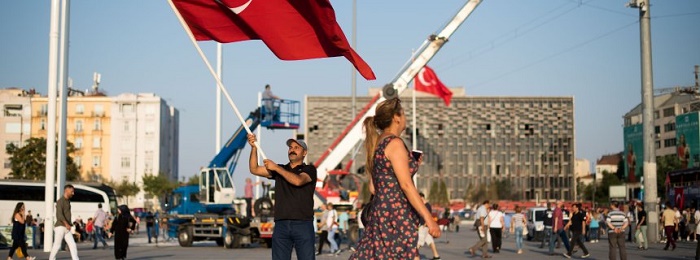 Türkei: Arbeiter demonstrieren für Einheit des Landes