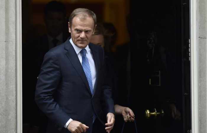 EU unity in Brexit talks in Britain's interest - Tusk