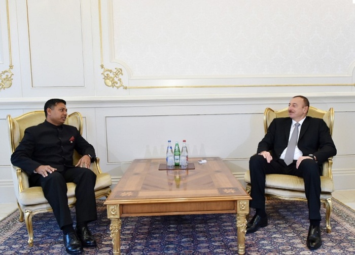 Le nouvel ambassadeur indien a remis ses lettres de créance à Ilham Aliyev