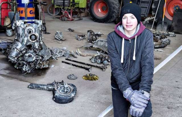 Dänischer Schüler gräbt Wehrmachts-Flugzeug mit Überresten des Piloten als Hausaufgabe aus