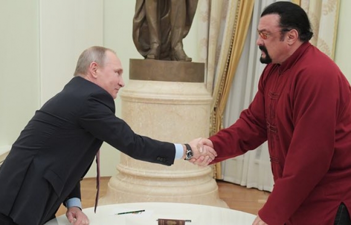 Ukraine bans Steven Seagal as threat to national security