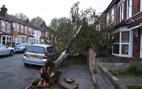 Une tempête frappe le Royaume-Uni, des vols et trains annulés