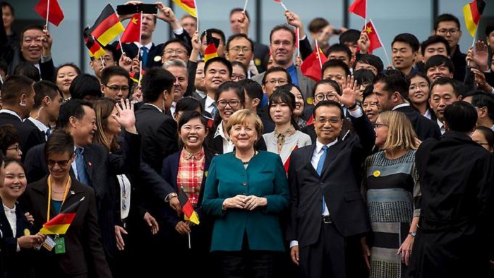 Angela Merkel unterwegs in China