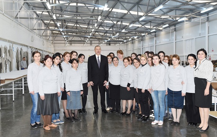 Le président Ilham Aliyev inaugure une usine de meubles à Aghstafa - Mise à jour, PHOTOS