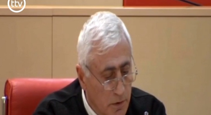 Erməni deputat Gürcüstan hökumətini ittiham edir - VİDEO