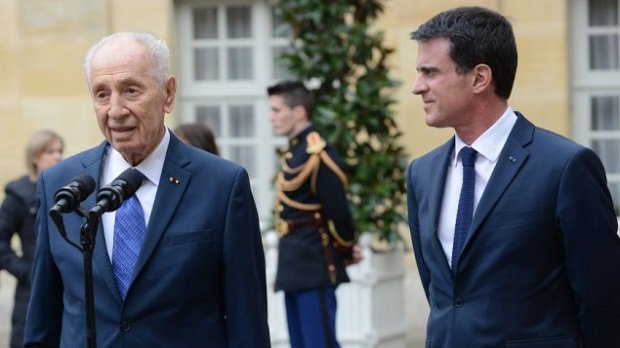 Shimon Peres en visite à Paris : "Notre cœur est avec la Belgique"