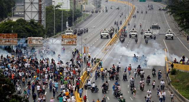 Venezuela’s Maduro blames opposition for protest deaths