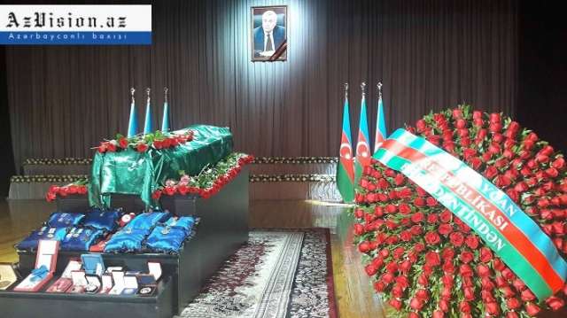 Farewell ceremony for Azerbaijani Energy Minister Natig Aliyev in Baku