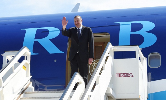 President Ilham Aliyev completes his working visit to Germany