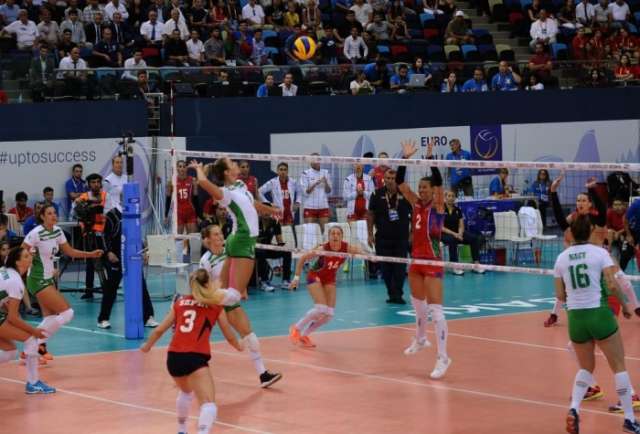 Azerbaijan secures first victory at 2017 Women’s European Volleyball Championship
