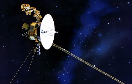 Voyager 1 Surfs a Cosmic Tsunami